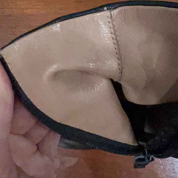 Corso Como Leather Wedge Ankle Boots Size 8 - Picture 2 of 8